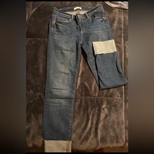 Loft modem straight denim